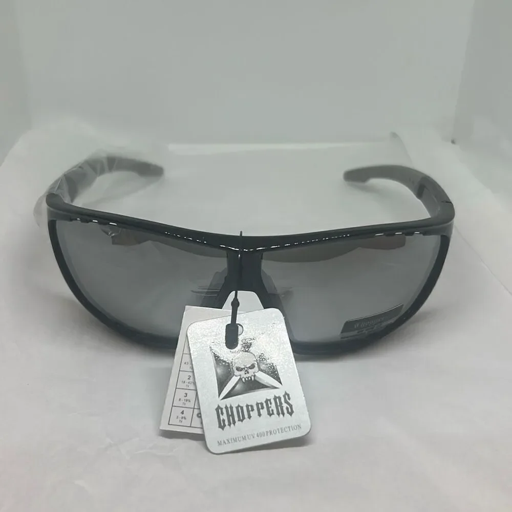 Choppers CP6768 Biker Sunglasses – UV400 Protection | Wrap Oval Design
